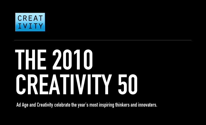 2010 Creativity 50 North Kingdom