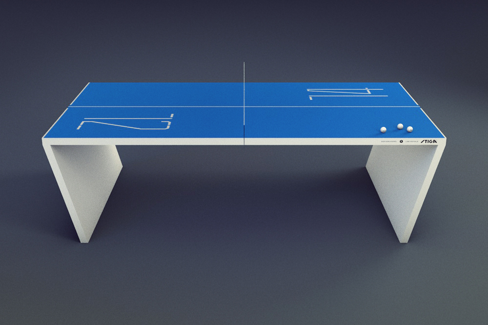 STIGA Waldner table tennis ping pong future technology iTable touch-screen apple designchapel