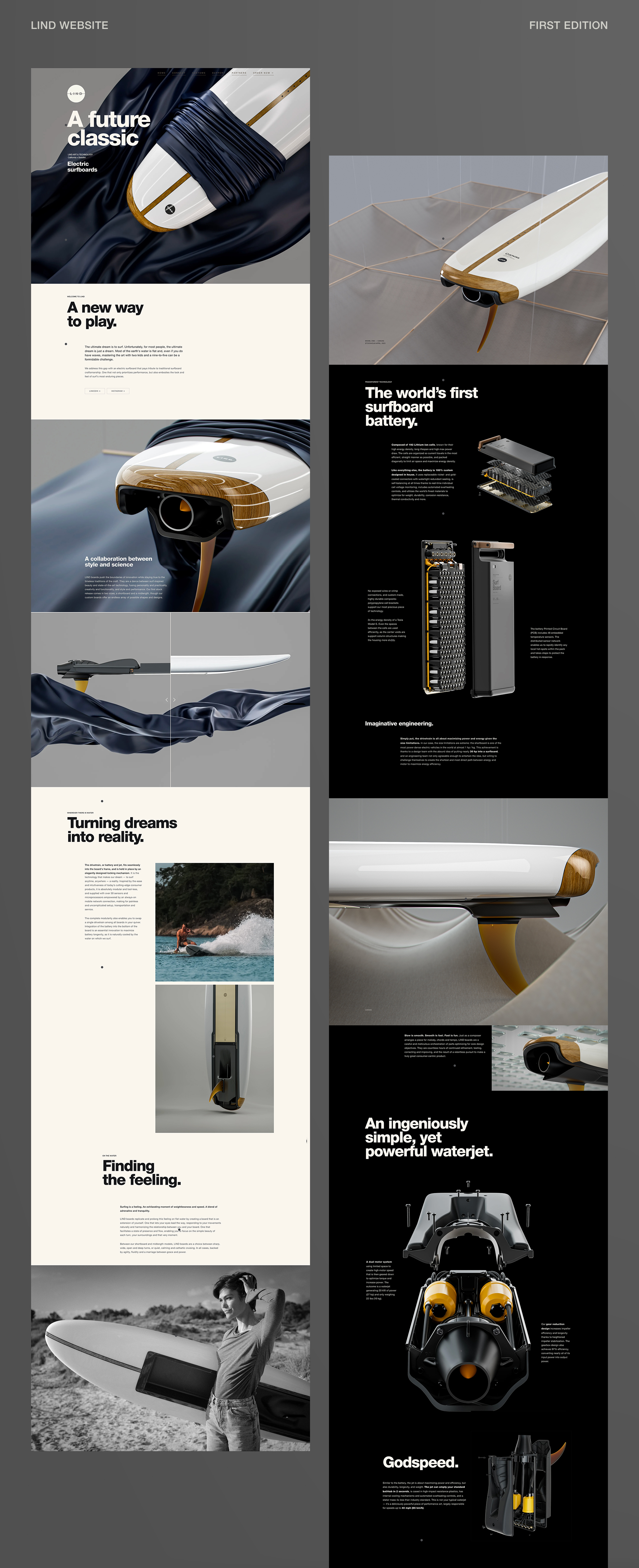 LIND Art & Technology — Electric Surfboards